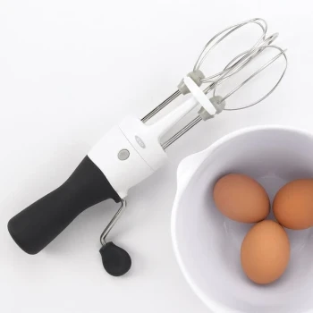 OXO Good Grips 12" Stainless Steel Manual Crank Egg Beater with Rubber Handle 1126980