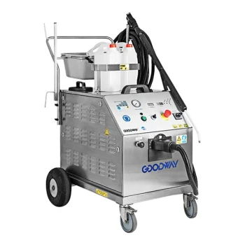 Goodway GVC-18000-230V Heavy Duty Dry Steam Cleaner with Twin Boilers - 10.4 Gallon, 230V