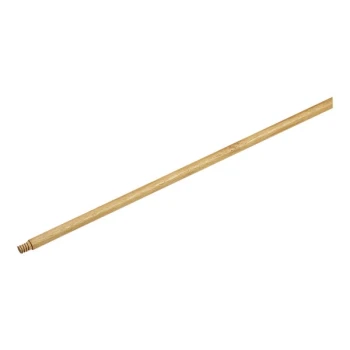 Carlisle Flo-Pac 4027100 60" Threaded Wood Broom / Squeegee Handle