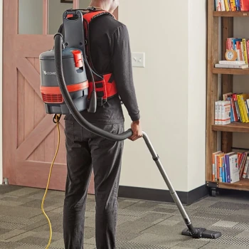 NaceCare Solutions RSV 150H 911322 6 Qt. Corded Backpack Vacuum with HEPA Filtration and ASTB2 Combination Floor Toolkit - 110/120V