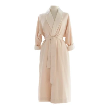 Telegraph Hill Natural Twill Double Layer Bath Robe DLR-T-NAT-L - L