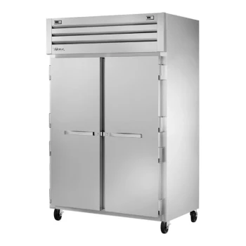 True STG2DT-2S-HC Spec Series 52 5/8" Solid Door Reach-In Refrigerator / Freezer with PVC-Coated Shelves
