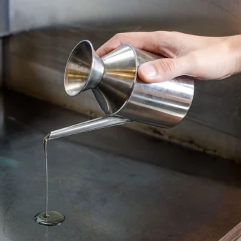 Town 37600 Stainless Steel Oil Dispenser With Round Spout