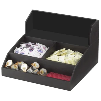 Cal-Mil 2019-96 Midnight Condiment Station - 15" x 14" x 9 1/2"