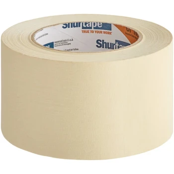 Shurtape CP 107 2.88" x 60 Yards Natural Industrial Grade Masking Tape 100286