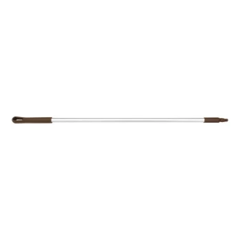 Carlisle Sparta 40216EC01 48" Brown Threaded Aluminum Broom / Squeegee Handle
