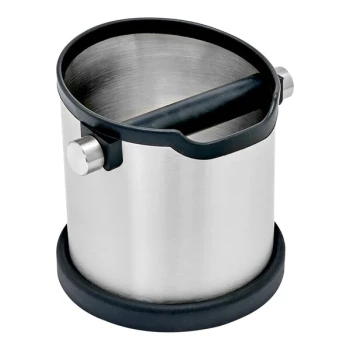 Rhino Coffee Gear Stainless Steel Round Knock Box RWKNOCKSS