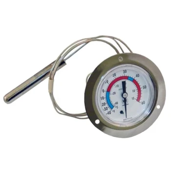 AllPoints 621137 Temperature Gauge: -40 to 60 Degrees Fahrenheit; Flange Mount