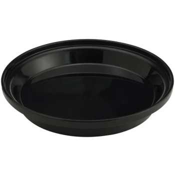 Cambro HK39B110 Heat Keeper Black Insulated Meal Delivery Base for 9 inch Plates - 12/Case