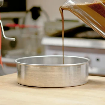 American Metalcraft 3808 8 inch x 3 inch Aluminum Round Cake Pan