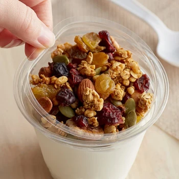 Fabri-Kal CI4 4 oz. Clear PET Parfait Insert - 100/Pack