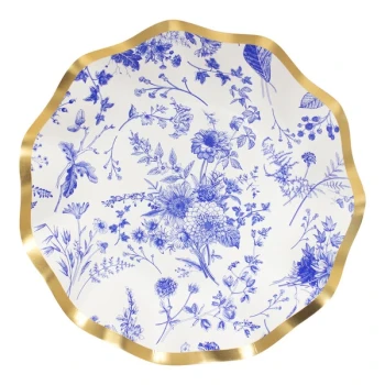 Sophistiplate 6 1/2" Timeless Wavy Paper Appetizer / Dessert Bowl - 96/Case