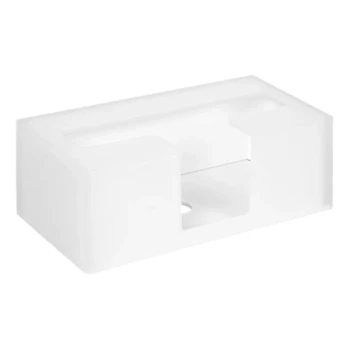 room360 Nassau 10 1/2" x 5" Ice Resin C-Fold Paper Towel Dispenser - 4/Case
