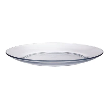 Duralex Lys 7 1/2" Clear Glass Dessert Plate - 24/Case