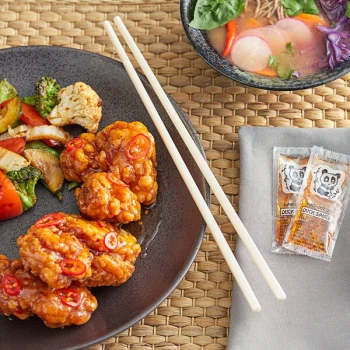 GET 10 3/4" Ivory Melamine Chopsticks Set - 100/Case