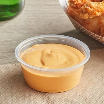Choice 3.25 oz. Clear Plastic Souffle Cup / Portion Cup - 100/Pack