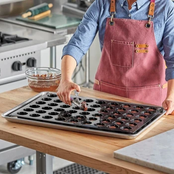 Pavoni Pavoflex 54 Compartment Mini Muffins Silicone Baking Mold PX005 - 1 15/16 inch x 1 1/8 inch Cavities