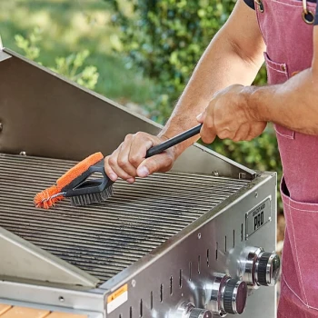 Mr. Bar-B-Q 16 1/8" Triple-Action Grill Brush 60330Y