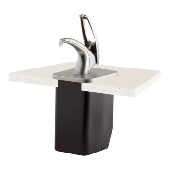 San Jamar P4100 FrontLine Universal In Counter Condiment Dispenser System - Metal Finish