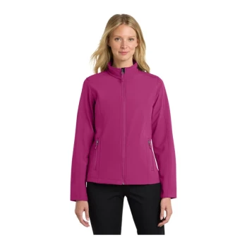 Port Authority L317 Women's Customizable Very Berry Core Soft Shell Jacket - Small