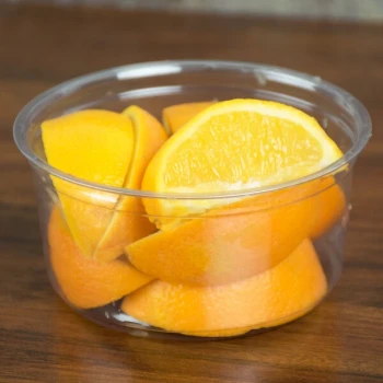 Fabri-Kal Alur 12 oz. Recycled Clear PET Plastic Round Deli Container - 50/Pack