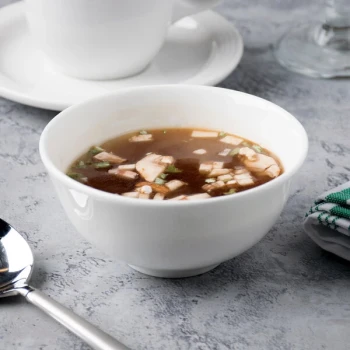 Reserve by Libbey 911190014 International 9.75 oz. Bone China Round Bouillon - 36/Case