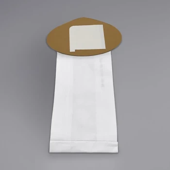 Powr-Flite Comfort Pro X9736 10 Qt. Closed Mouth Paper Bag for Select Vacuums - 10/Pack