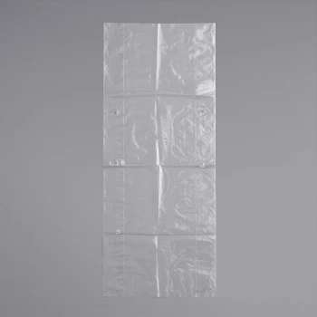 LK Packaging 8" x 3" x 20" Clear Plastic Long Low Density Vented Produce Bag - 1,000/Case