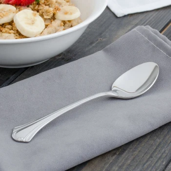 Walco Sentry from Steelite International WL9501 6 1/16" 18/10 Stainless Steel Extra Heavy Weight Teaspoon - 36/Case
