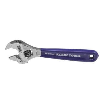 Klein Tools Slim-Jaw 4" Adjustable Wrench D86932