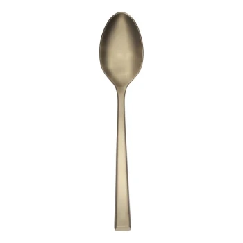 Reserve by Libbey Santorini Gold 7 1/4" 18/10 Stainless Steel Extra Heavy Weight Dinner Spoon - 12/Case