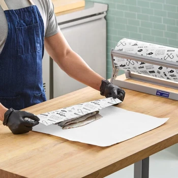 Choice 24" x 700' 40 lb. Fresh Catch Print Butcher Paper Roll
