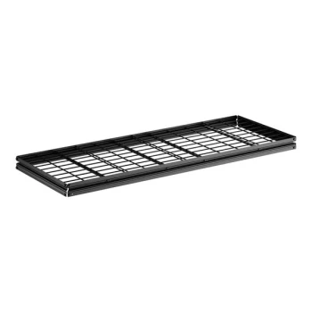 Lavex 18" x 48" Black Z-Beam Wire Shelf for 4-Shelf Boltless Shelving Units