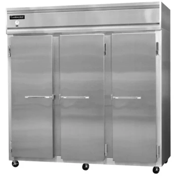 Continental Refrigerator 3FNSS 78" Solid Door Reach-In Freezer - 70 Cu. Ft.