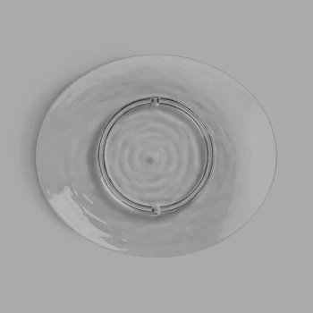 Libbey 92398 Infinium Wake 13" Tritan™ Plastic Snack Plate - 12/Case