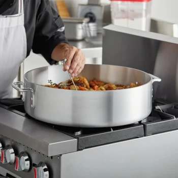Choice 24 Qt. Standard Weight Aluminum Brazier