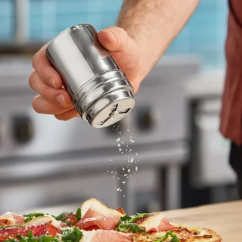 Choice 6 oz. Adjustable Stainless Steel Dredge / Shaker