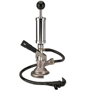 Micro Matic 751-059 4 inch Chrome Party Pump with Tin-Nickel Plated Coupler - A System
