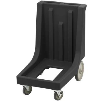 Cambro CD100HB110 Black Camdolly for Cambro Camcarrier® and Camtainer® with Handle & Rear Easy Wheels