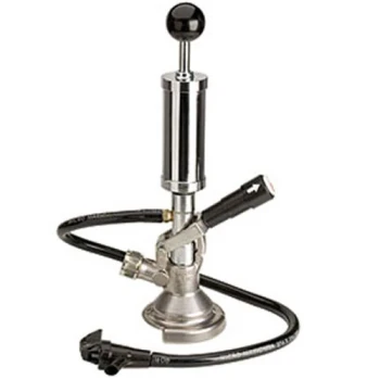 Micro Matic 751-061 4 inch Chrome Party Pump with Tin-Nickel Plated Coupler - M System