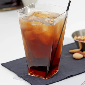 Fineline Wavetrends 1108 Clear Plastic Tumbler 8 oz. - 168/Case