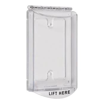 Safety Technology International Clear Indoor Single-Gang Protective Cover STI-6519