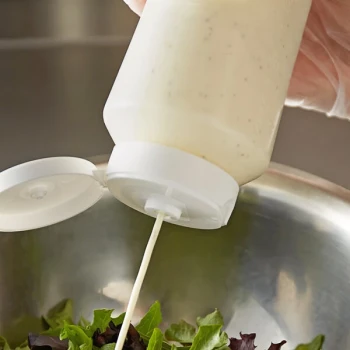 Vollrath 26320-13 Traex® 32 oz. Clear Standard Squeeze Bottle with Flowcut™ Cap
