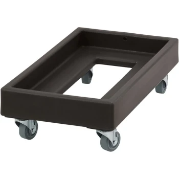 Cambro Camdolly Charcoal Gray Milk Crate Dolly CD1327615