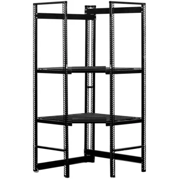 B-O-F Corporation VSBC-CORNER-36 VersaRack 36" 2-Tier Beer Cave Corner Shelving Unit
