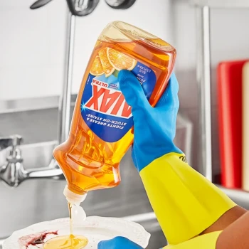 Ajax Ultra CPC44678CT 28 oz. Triple Action Orange Scent Dish Detergent - 9/Case