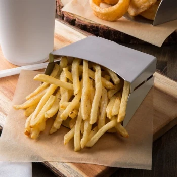 TableCraft 20006 Better Burger 6 oz. Stainless Steel Fry Cup
