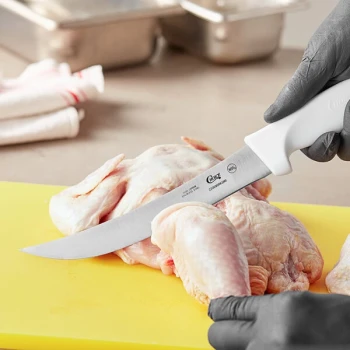 Choice 8" Breaking Knife with White Handle