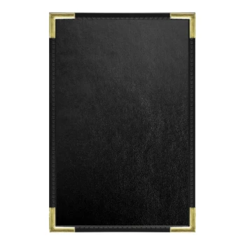 H. Risch, Inc. Oakmont 5 1/2" x 8 1/2" Black 1 View Menu Cover