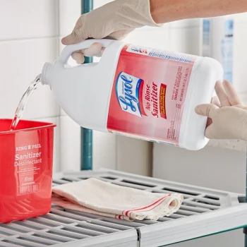 Lysol RAC74389 1 Gallon No-Rinse Concentrated Sanitizer - 4/Case